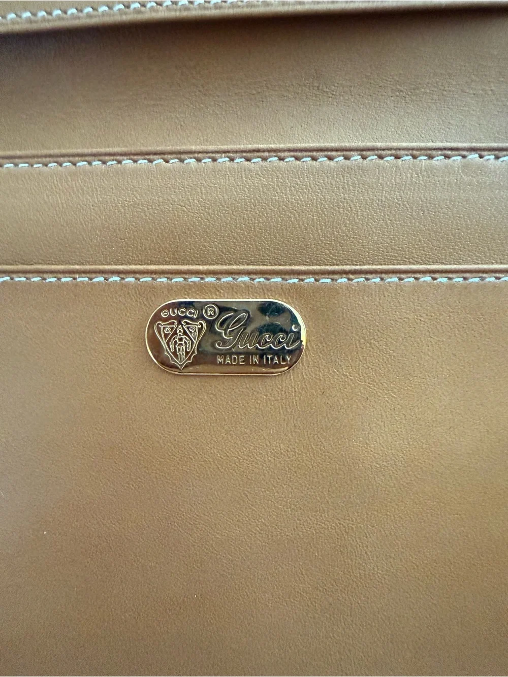 Gucci Brown Monogram Slim Long Wallet with Gold Corners - Picture 8 of 13